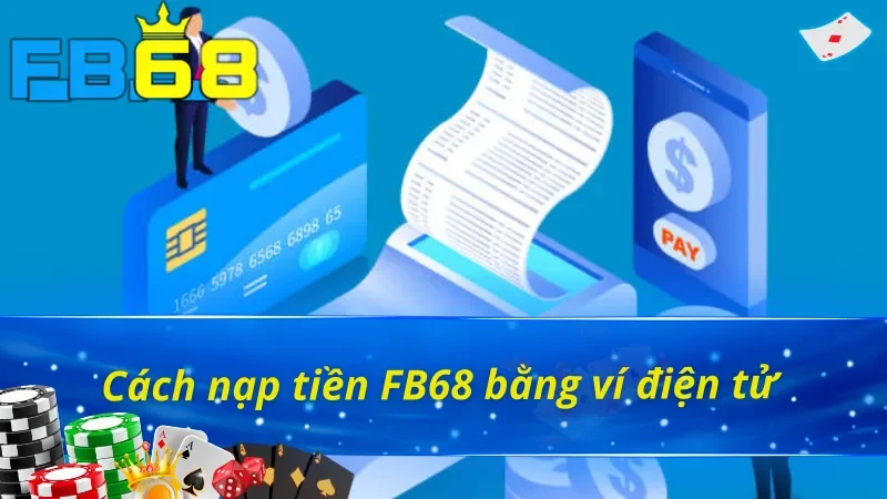 Cách nạp tiền FB68 bằng ví điện tử nhanh chóng