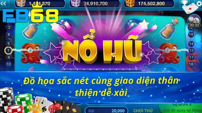 Sảnh Nổ Hũ FB68 - Thiên Đường Cho Các Tín Đồ Đam Mê 3 Đồ họa sắc nét của nổ hũ FB68
